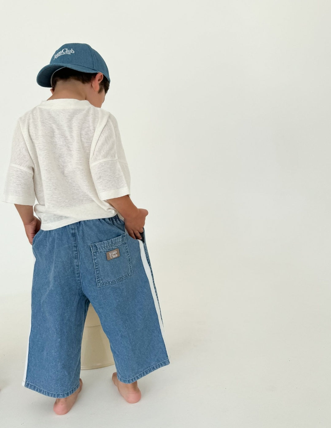 【LAST ONE】TRICKY TRACK PANT-SIDE STRIPE BLUE