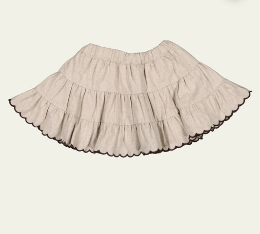 Skirt BEA Flanelle beige