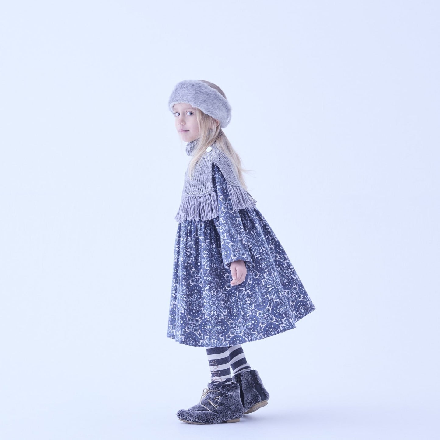 Rib knit Knights cape Ⅱ