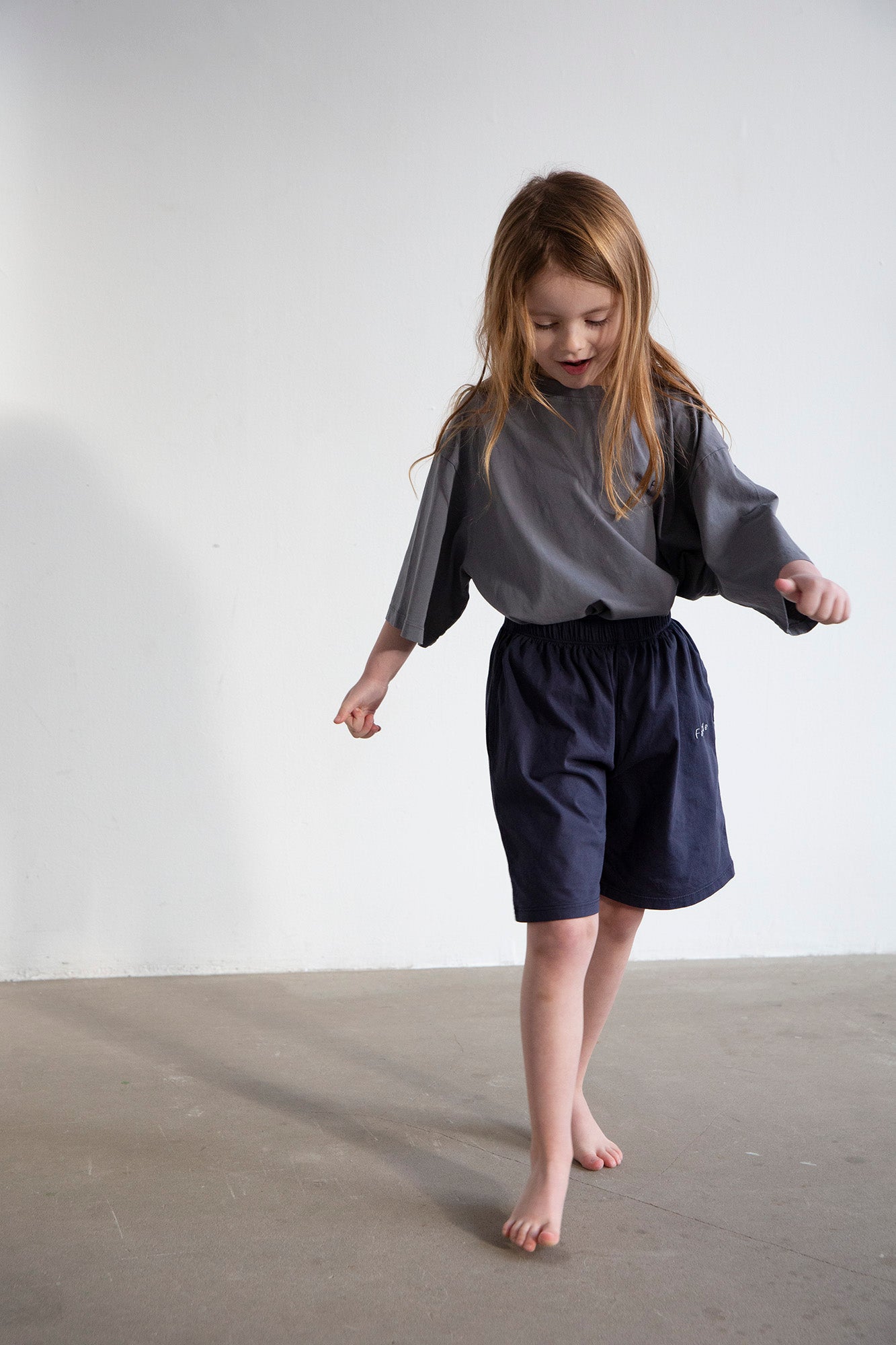 Nara relaxed shorts - Navy blue