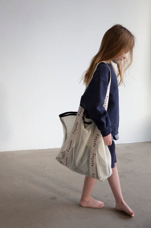 Facade tote bag - cream