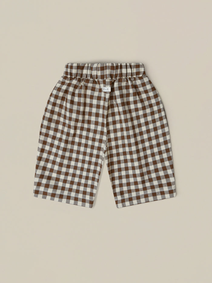 【LAST TWO】Chestnut Gingham Traveller Pants