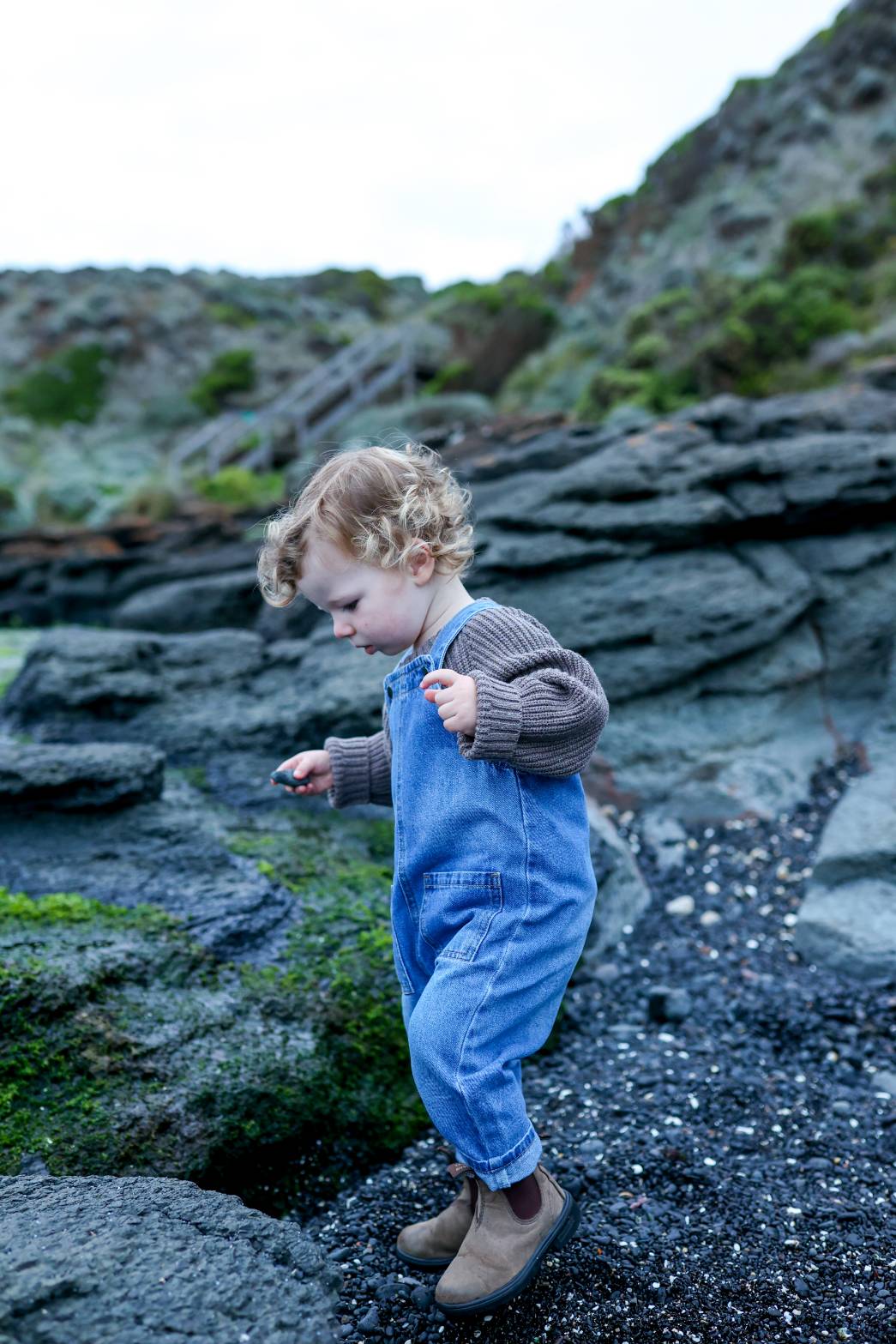 【LAST ONE】Speckled Hemp Raglan Pull Over - Mushroom