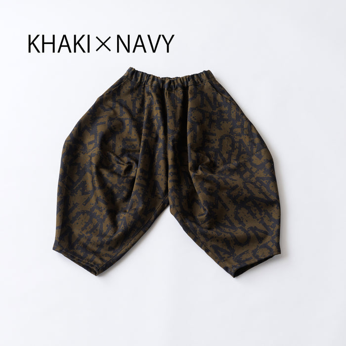 NUNU ロゴ ポインテッド パンツ