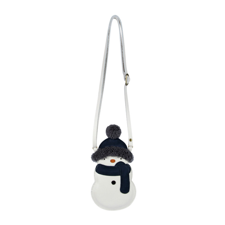 【LAST ONE】Britta Exclusive Purse | Snowman | Off White Leather