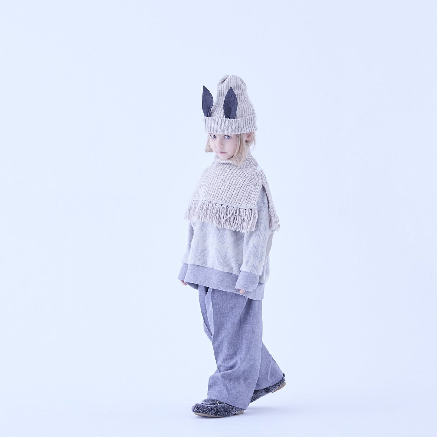 Rib knit Knights cape Ⅱ