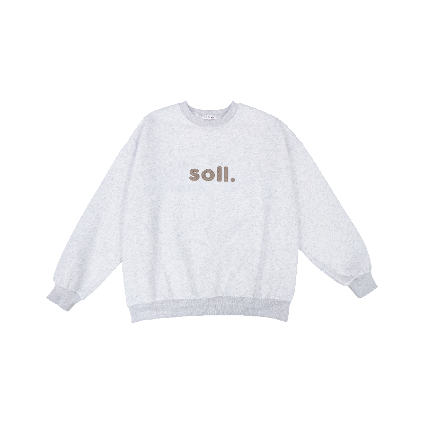 Adults Wooley Soll Jumper - Grey/Beige
