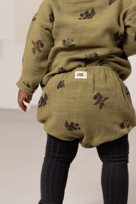 【LAST TWO】BLOOMER AMI VERT ALOE MURES