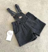 STARDUST SHORTALL - WASHED BLACK