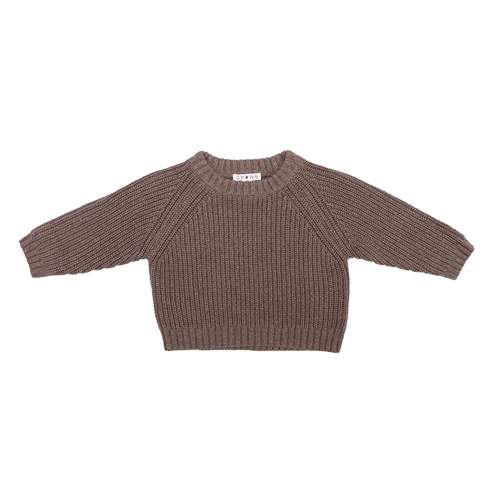 【LAST ONE】Speckled Hemp Raglan Pull Over - Mushroom