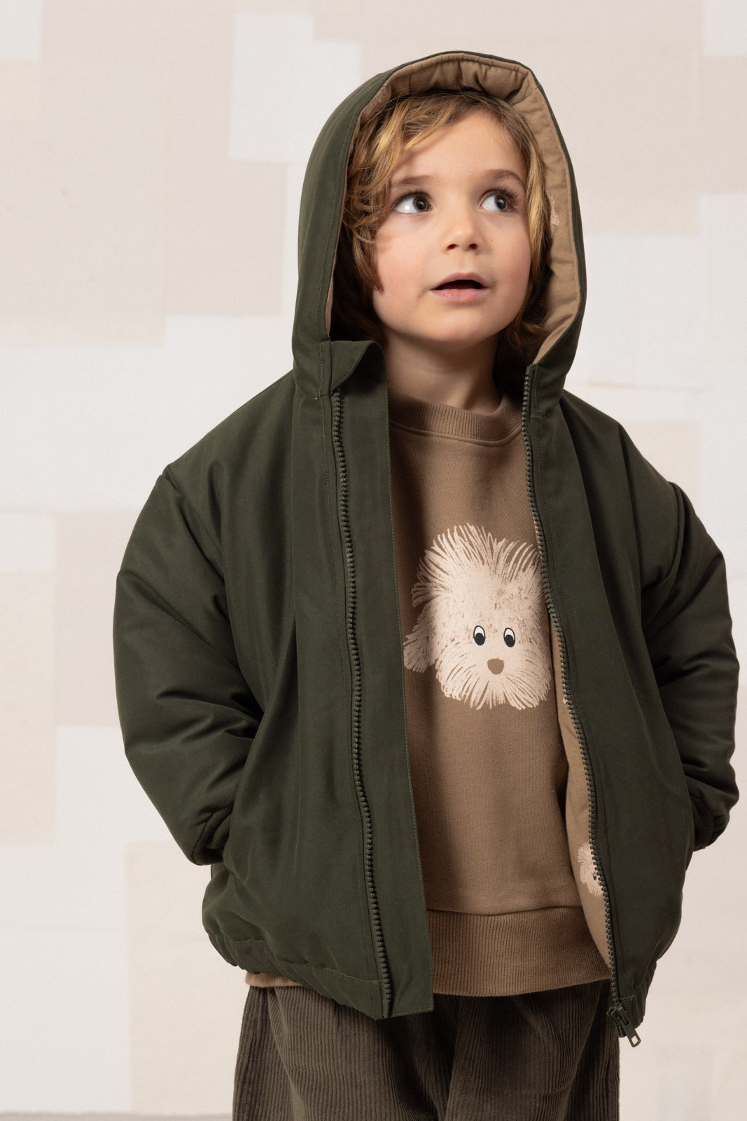 MANTEAU FRIO RAIN KAKI CHIEN