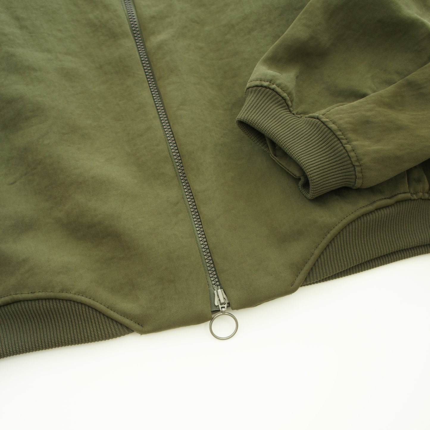 bright twill zip blouson