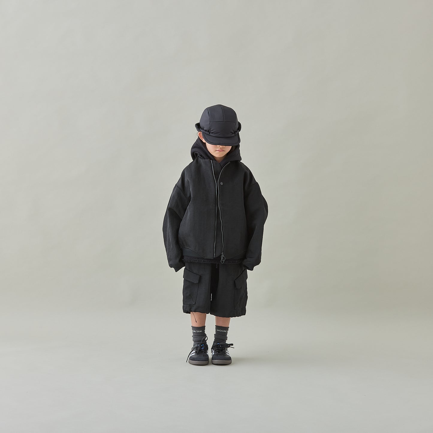 bright twill zip blouson