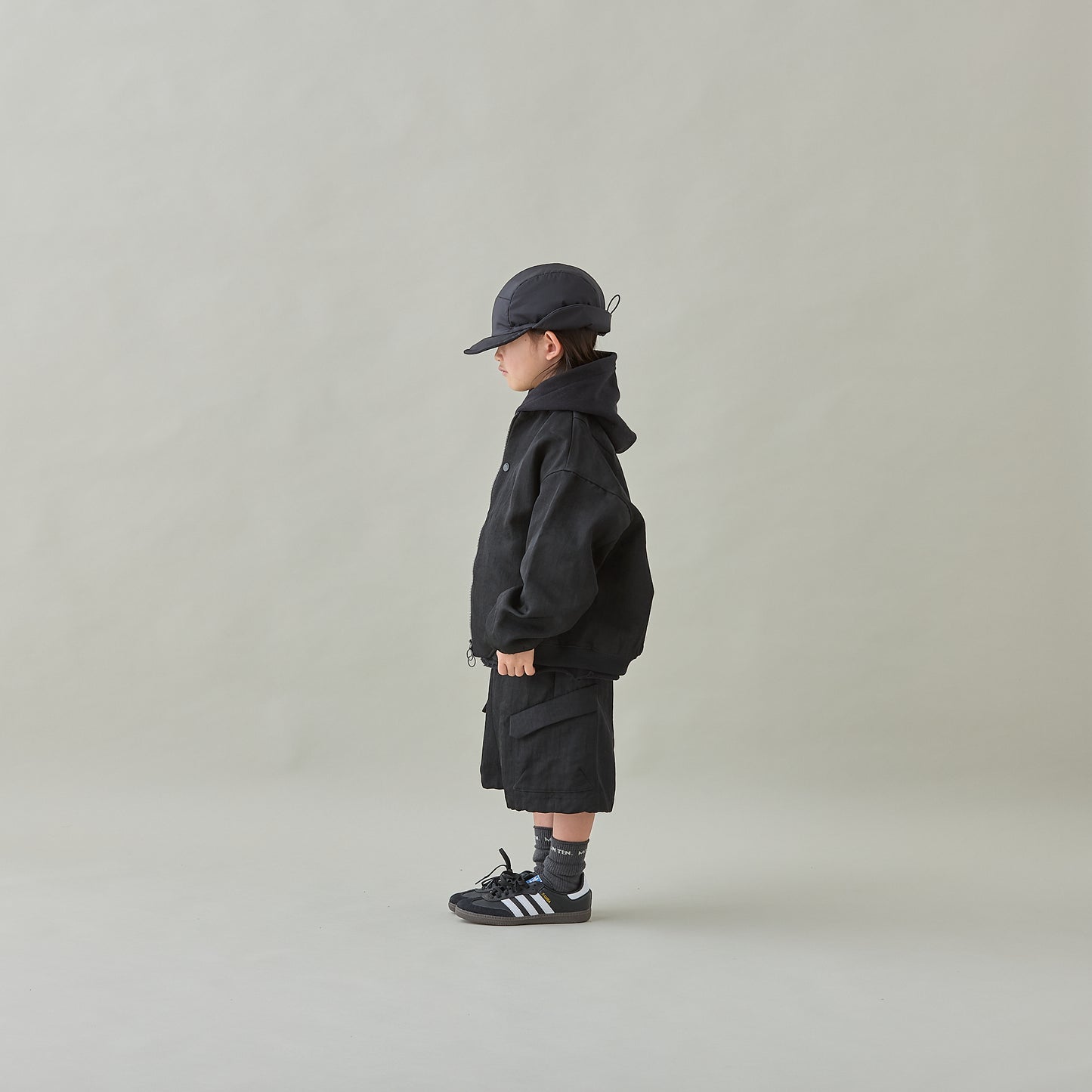 bright twill zip blouson