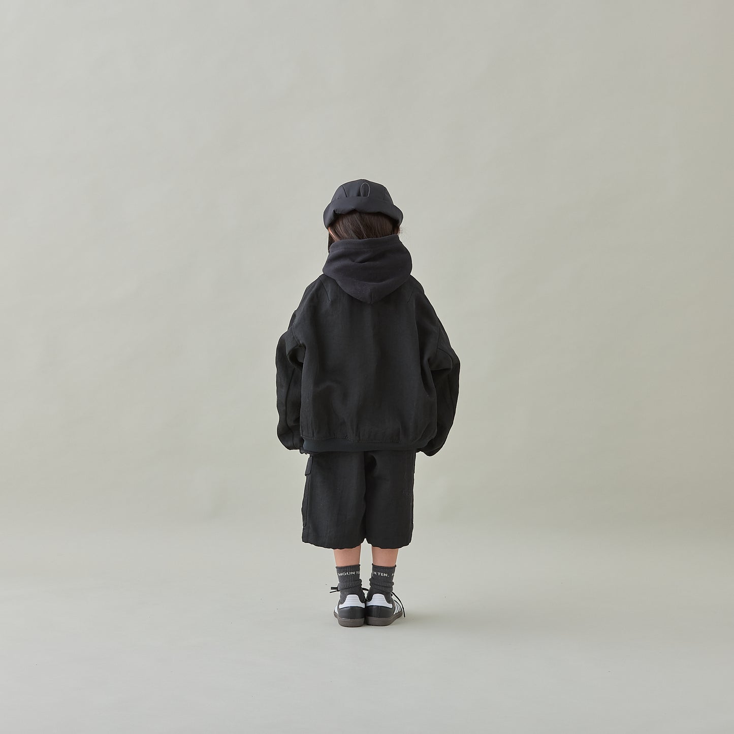 bright twill zip blouson