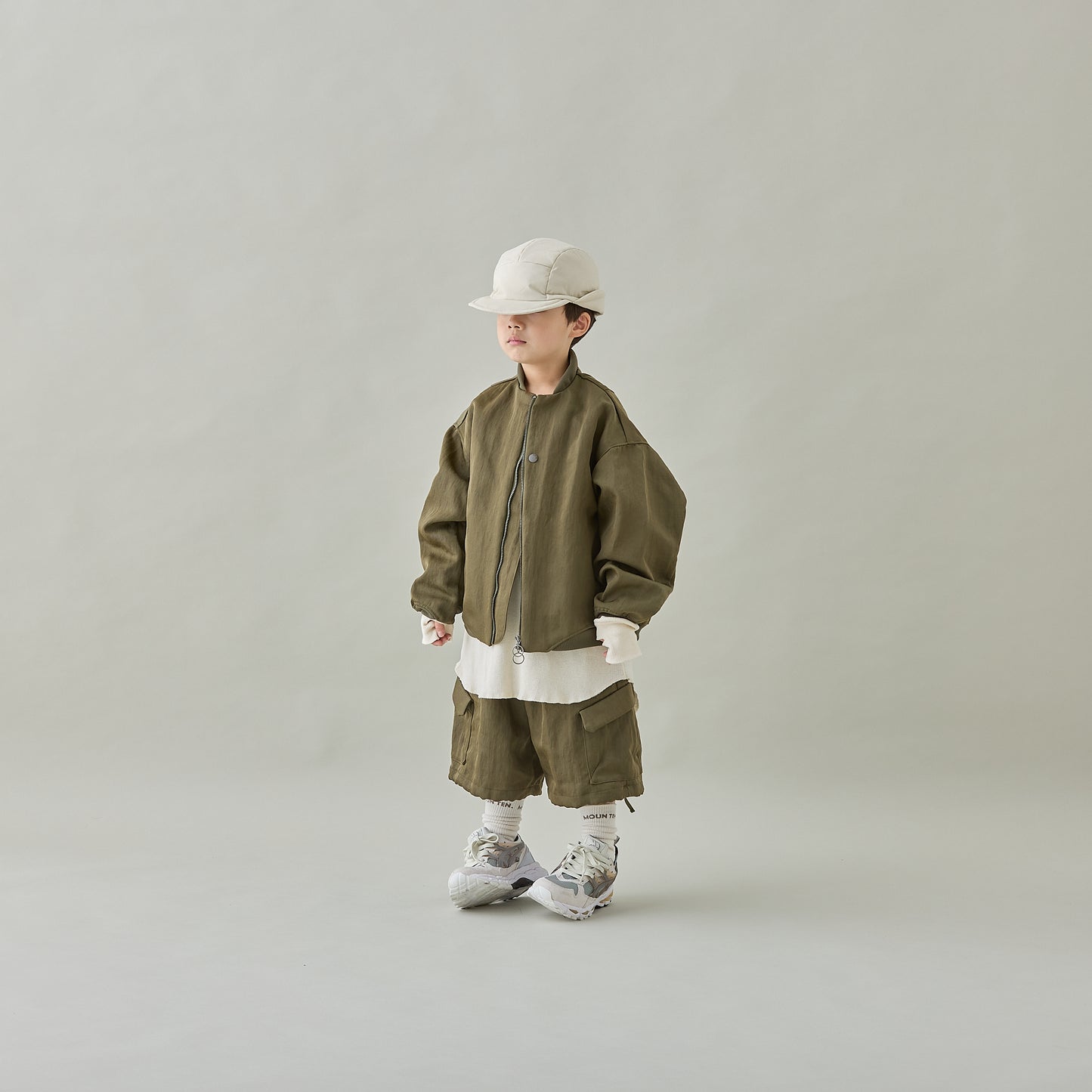 bright twill midi cargo