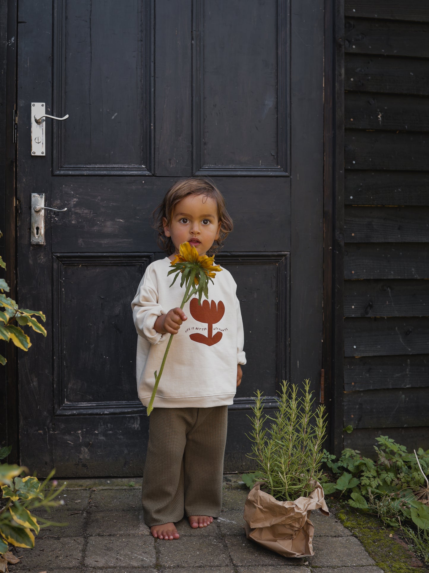 【LAST ONE】Plant Slogan Sweatshirt