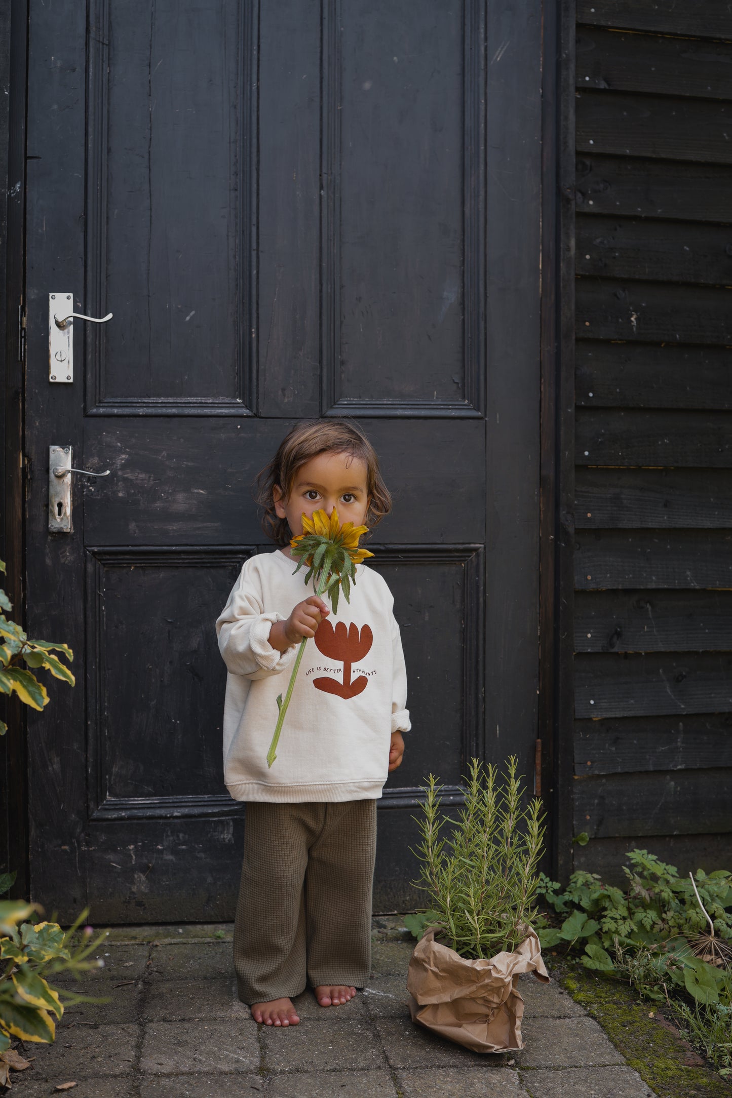 【LAST ONE】Plant Slogan Sweatshirt