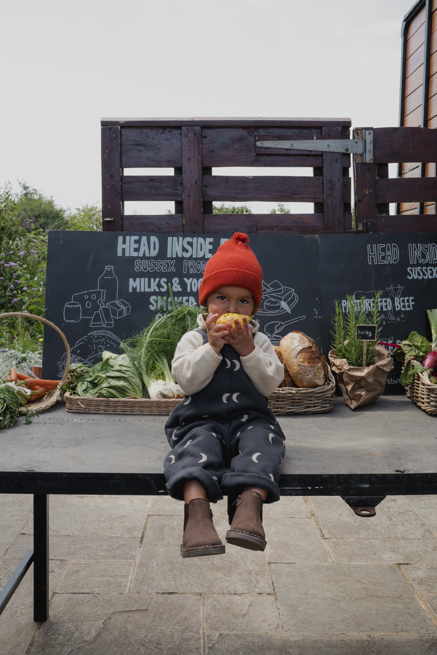 Charcoal Midnight Dungarees