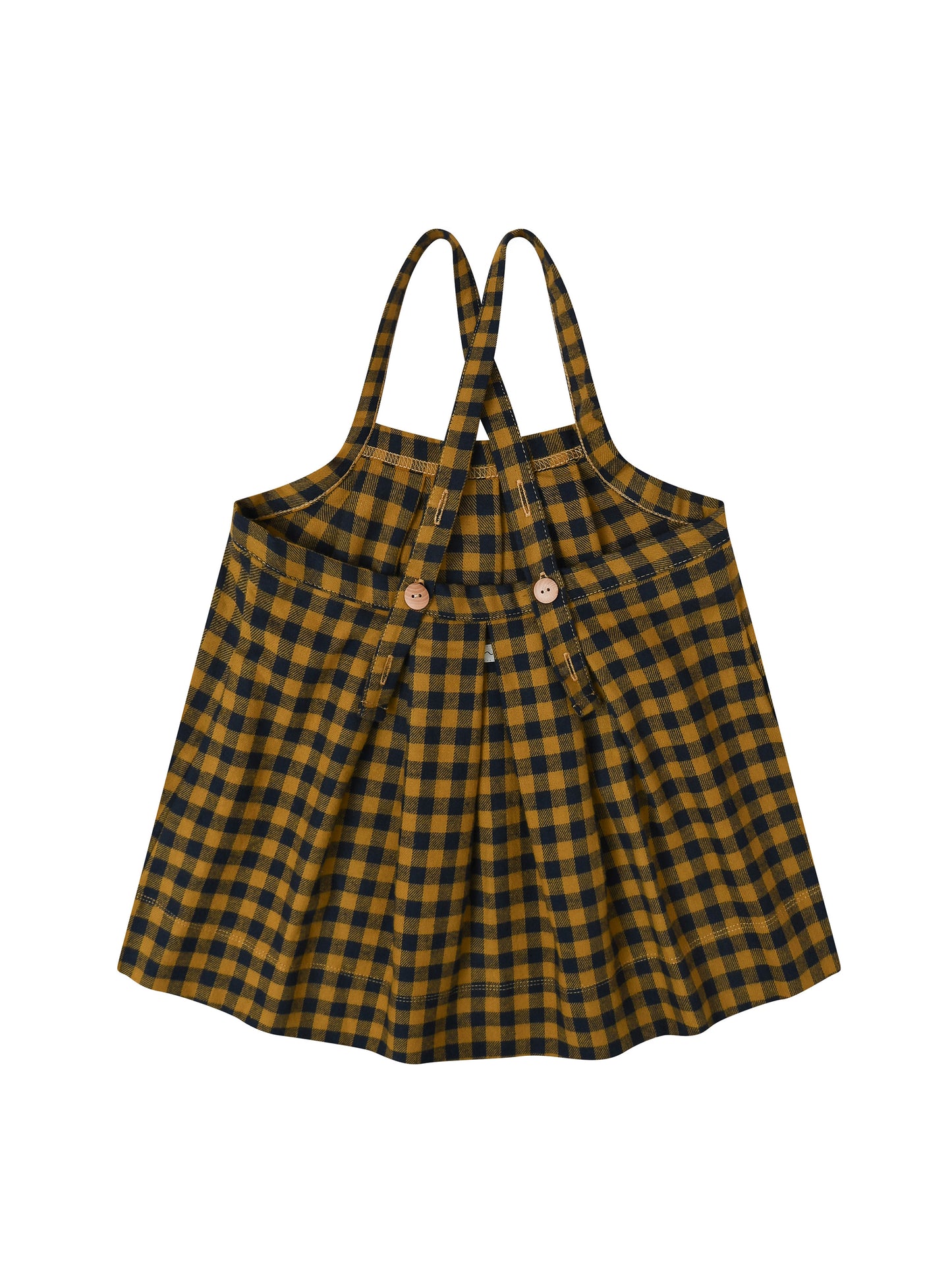 【LAST TWO】Blueberry Gingham Tribe Skirt