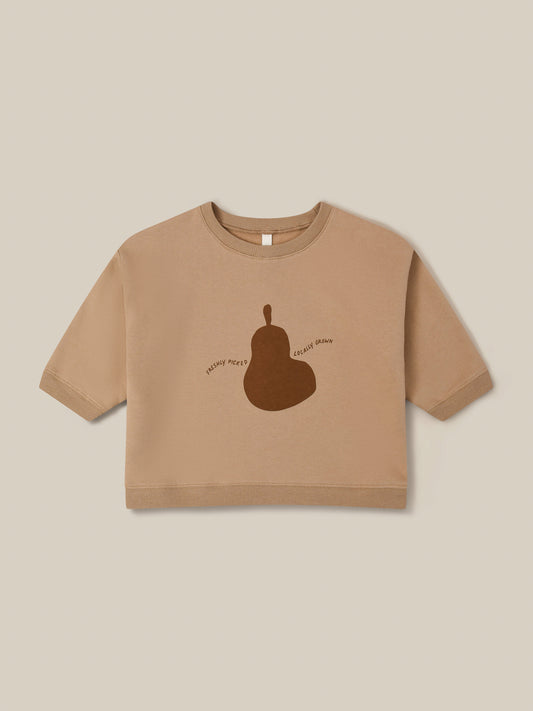 【LAST ONE】Pear Slogan Sweatshirt