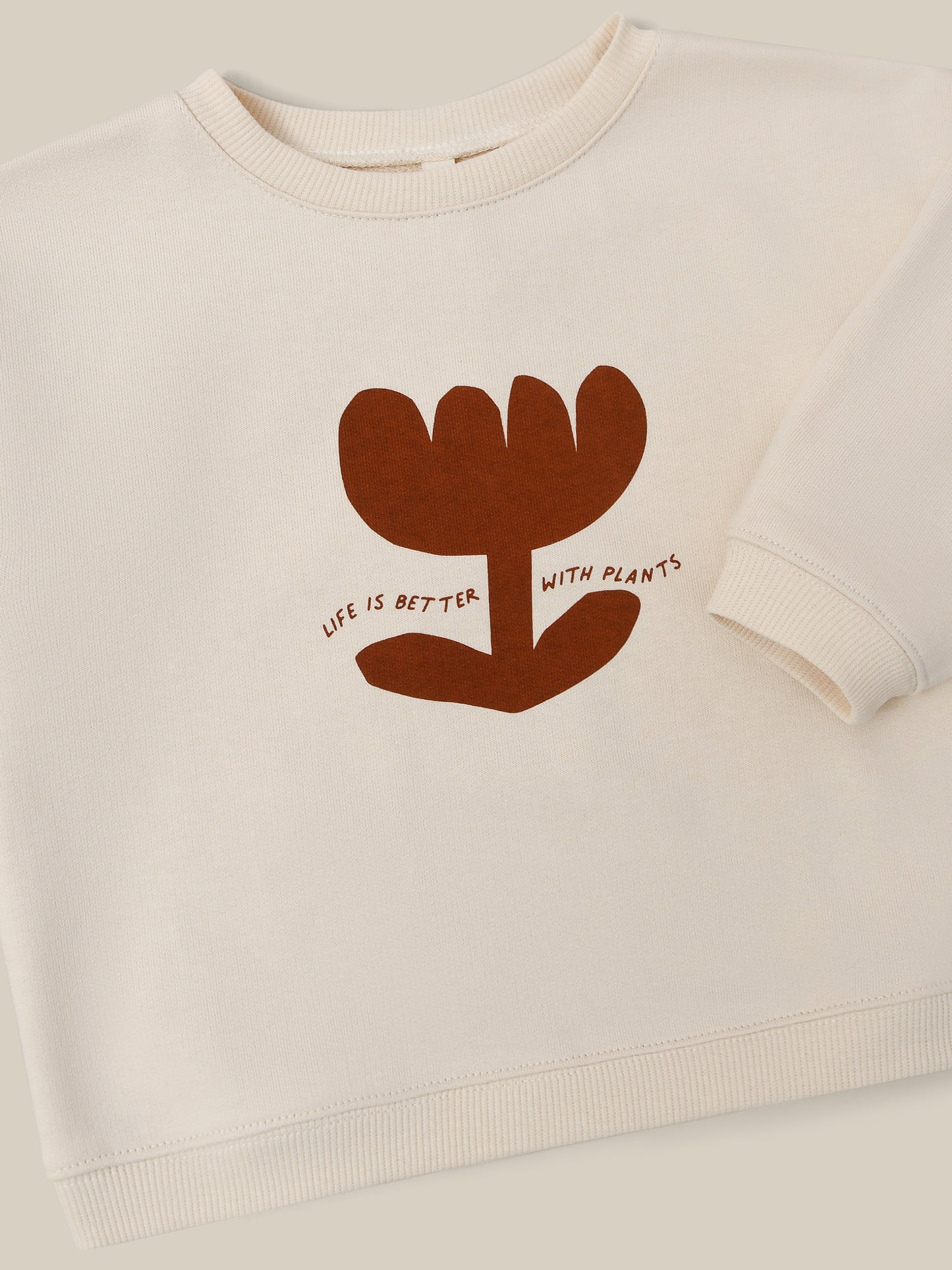 【LAST ONE】Plant Slogan Sweatshirt