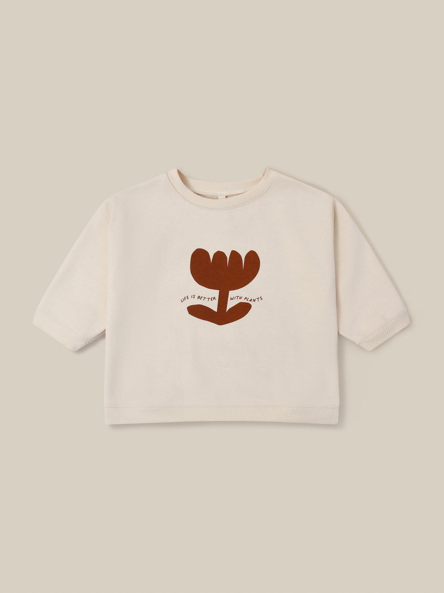 【LAST ONE】Plant Slogan Sweatshirt