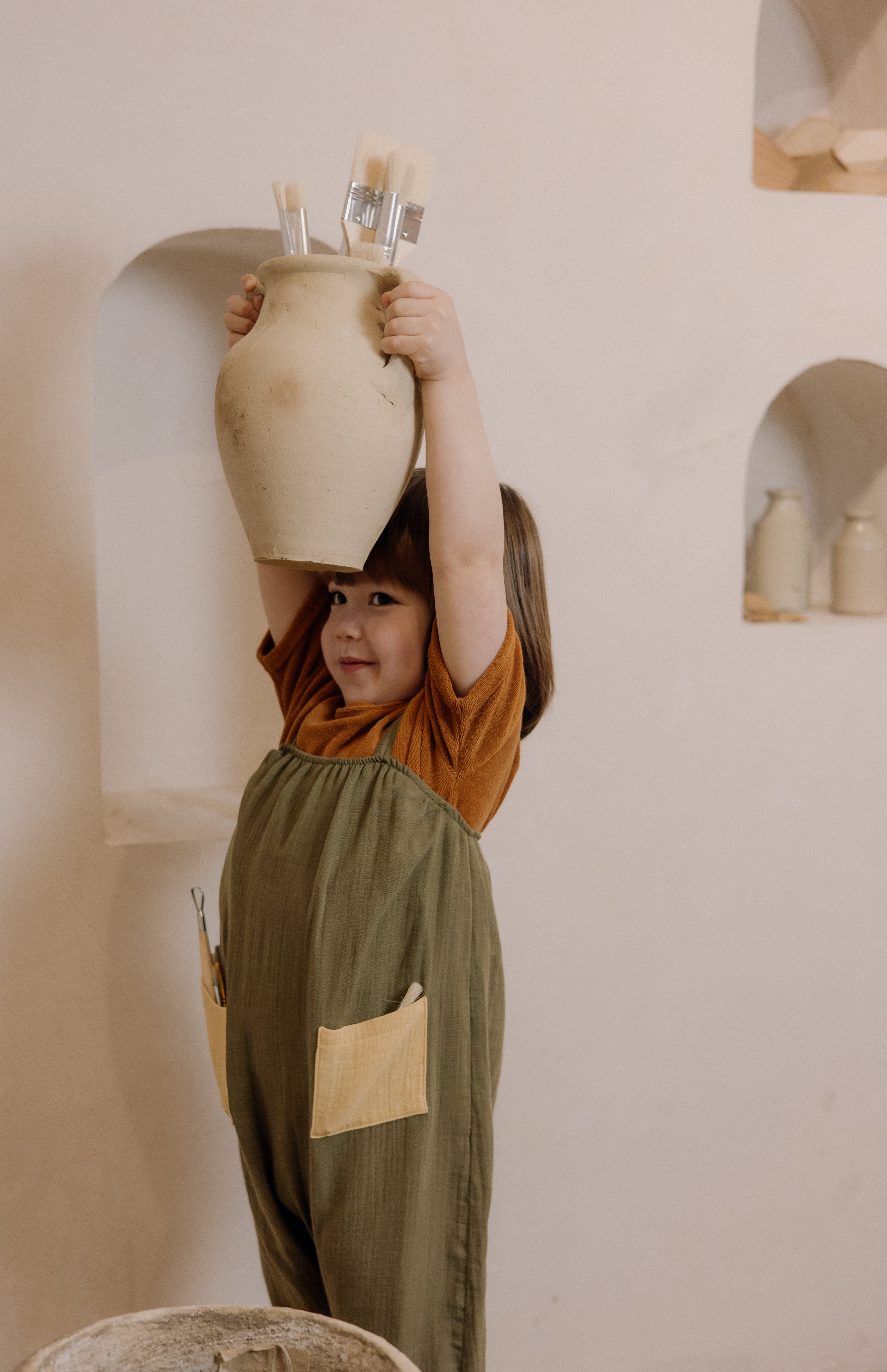 LAST TWO】Olive Artisan Jumpsuit – Engels Zimmer