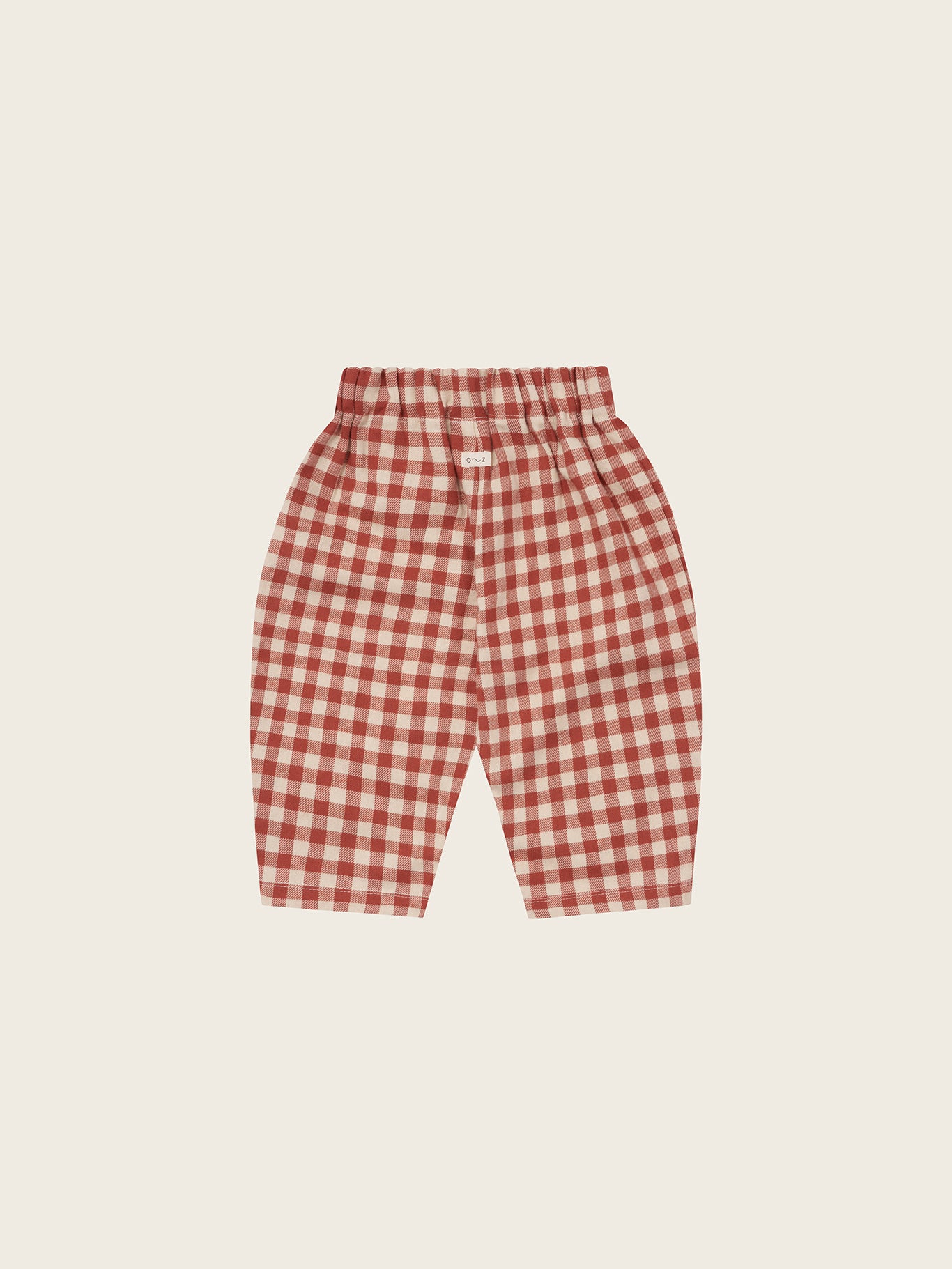 Paprika Gingham Carrot Pants