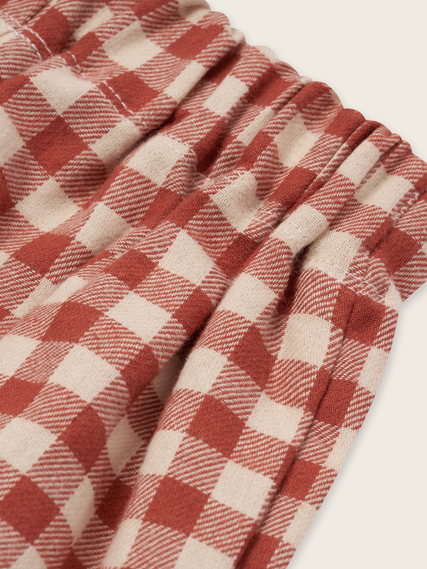 Paprika Gingham Carrot Pants