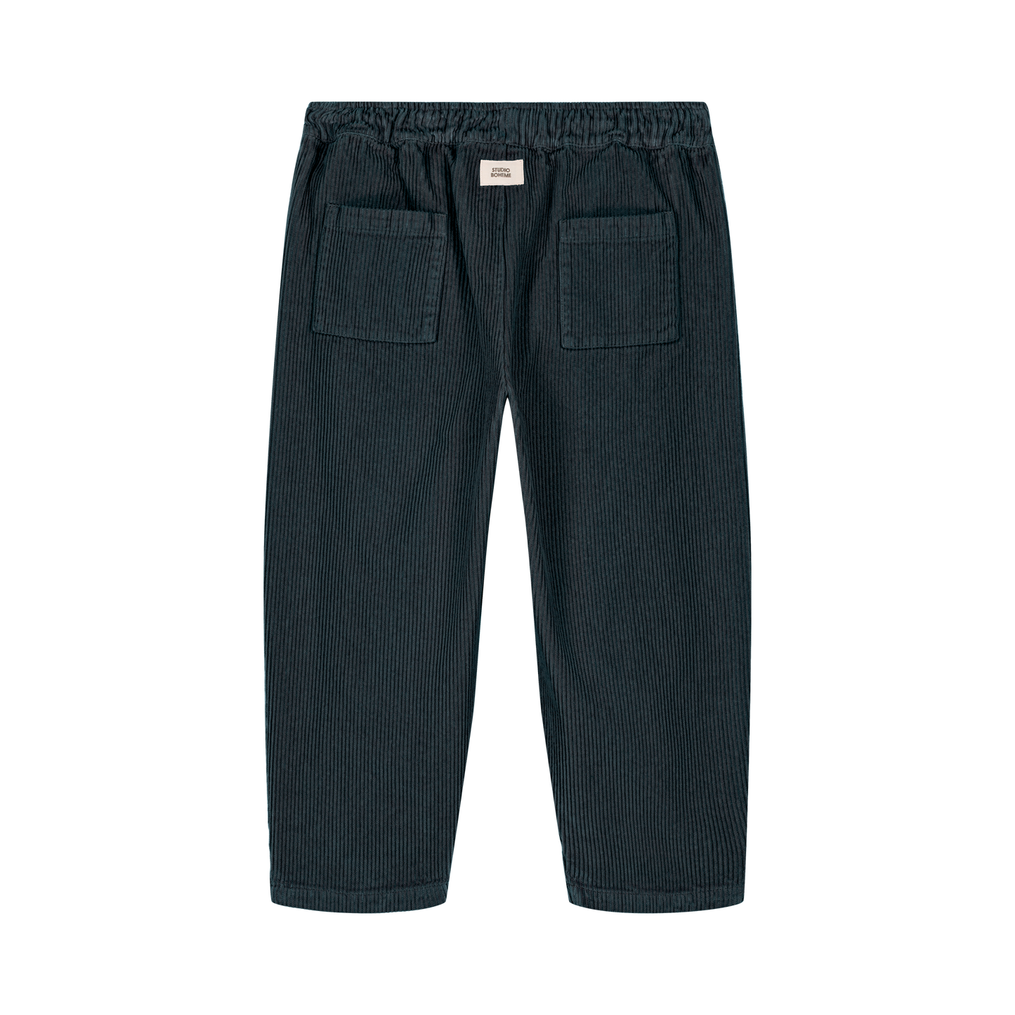 PANTALON CARROT CORDEROY - BLUE DENIM