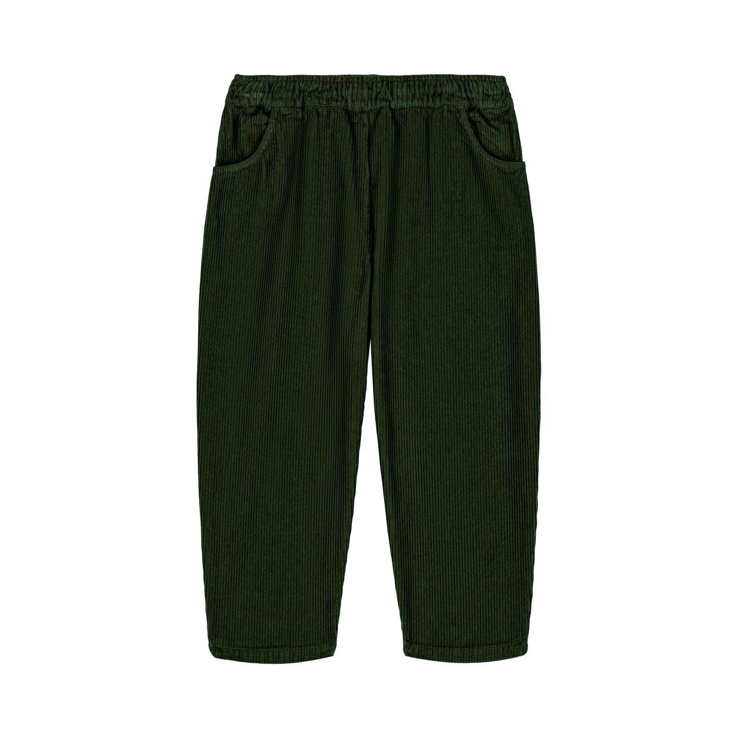 PANTALON CARROT CORDEROY - DEEP GREEN