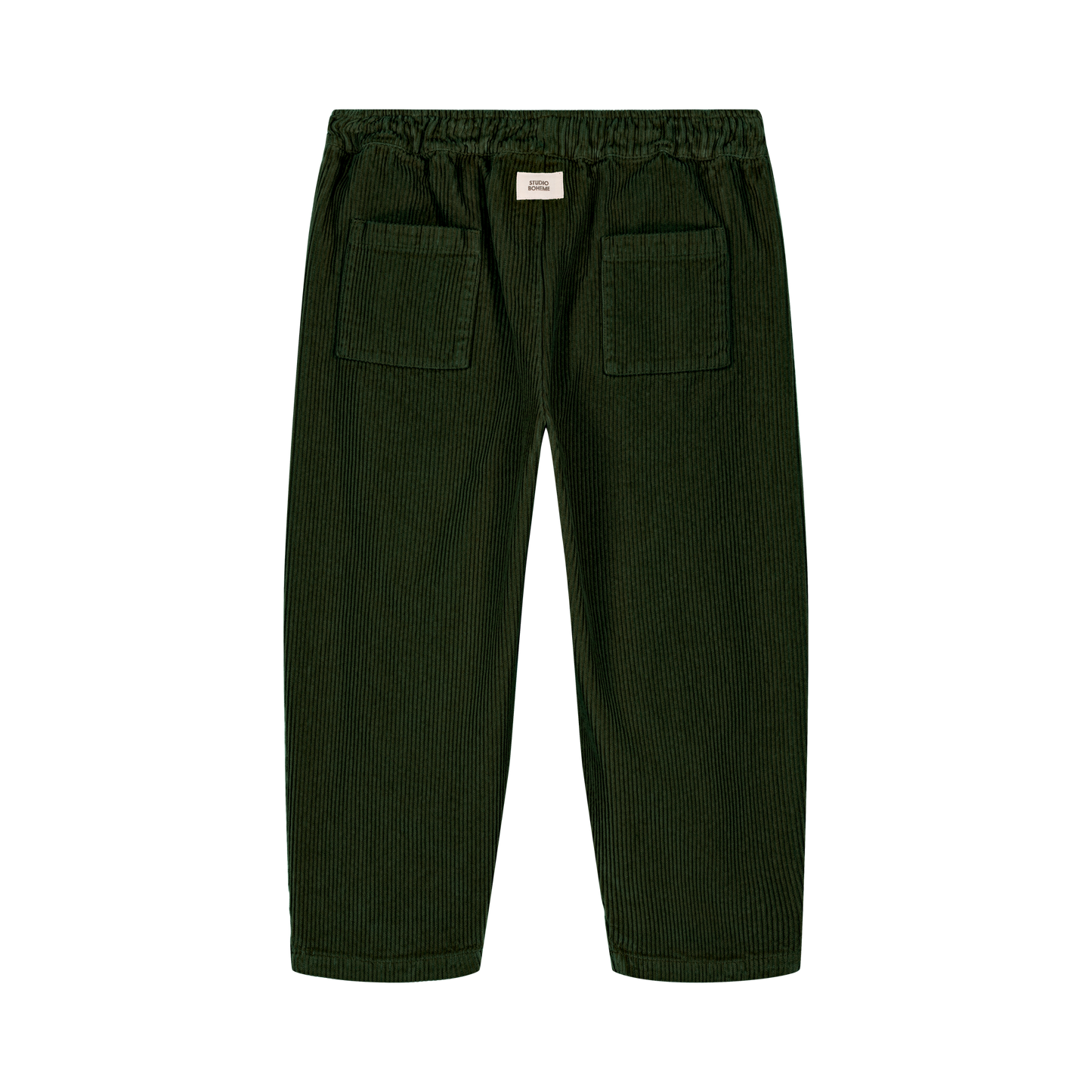 PANTALON CARROT CORDEROY - DEEP GREEN