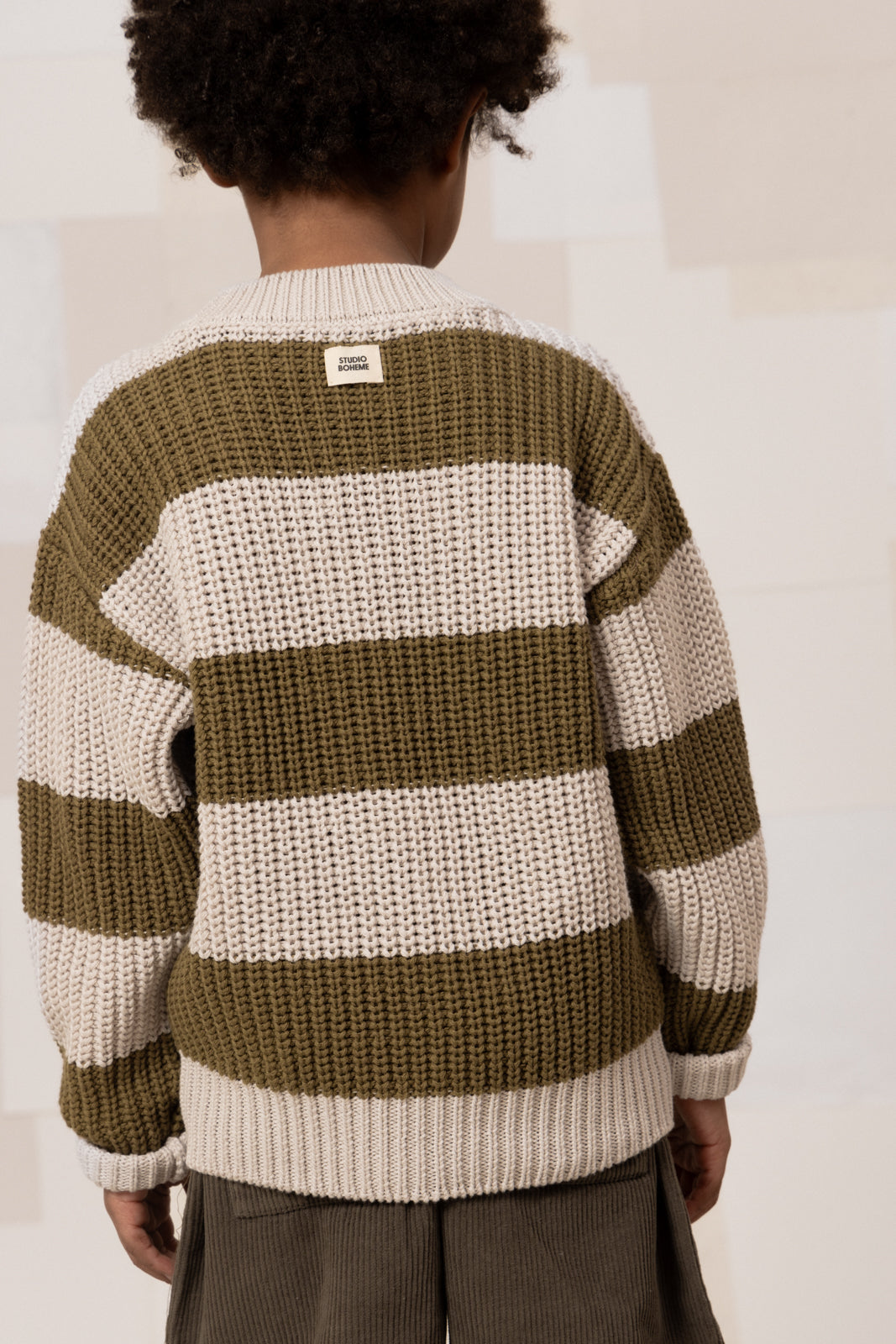 PULL MARCELO GRIS CLAIR OLIVE