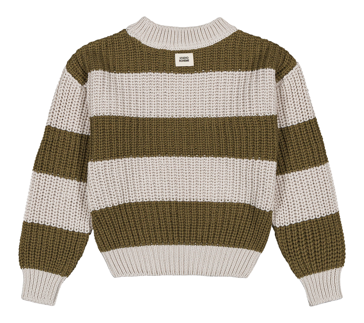 PULL MARCELO GRIS CLAIR OLIVE