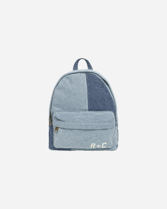 Mini Backpack || Patchwork Denim