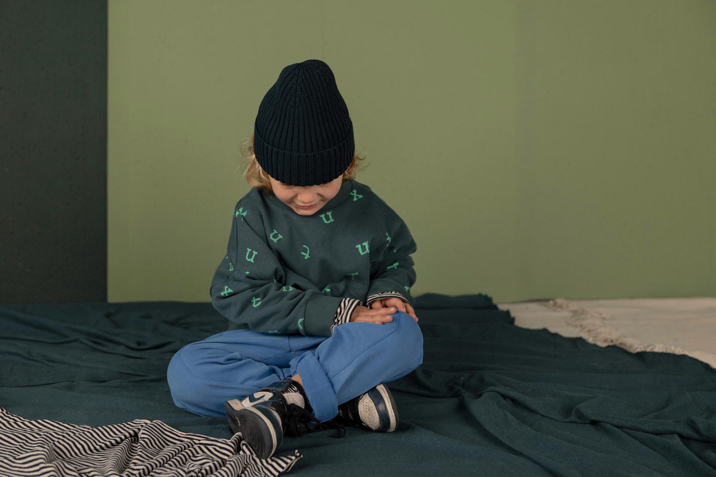 Stamp Sweater / Moss