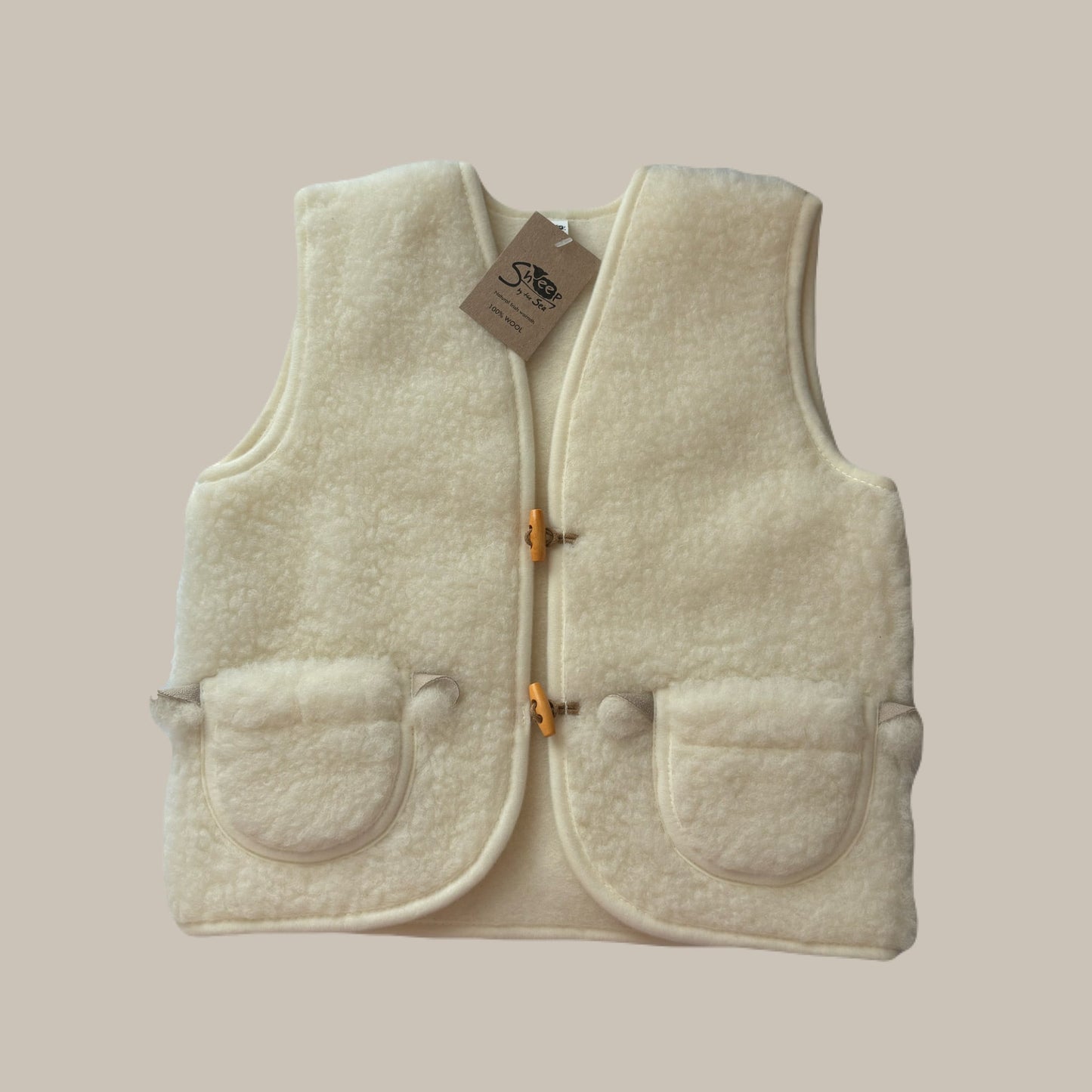 Alwero bodywarmer Alpi Junior - Natural