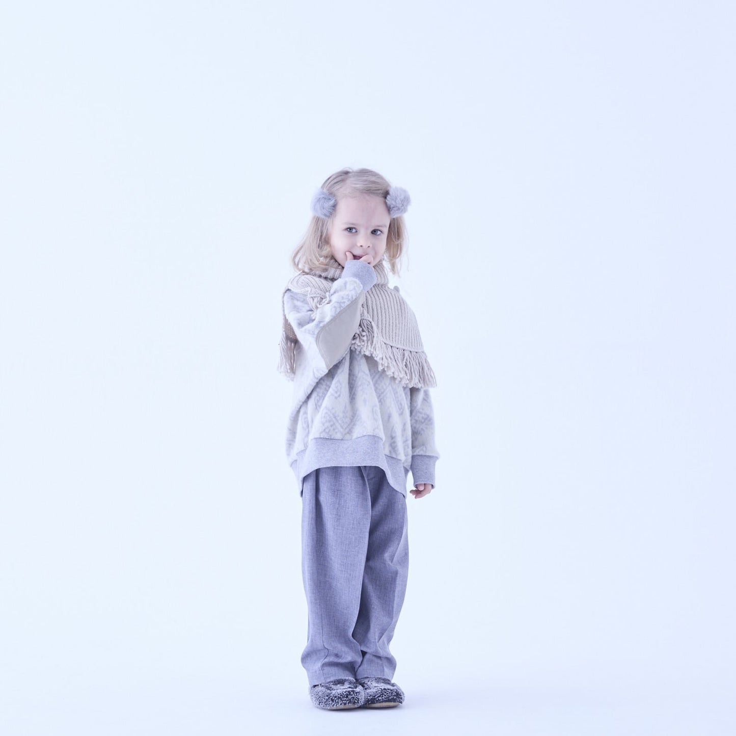 Rib knit Knights cape Ⅱ