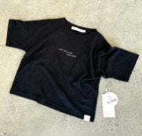 【LAST TWO】HEMP LOGO TEE - BLACK