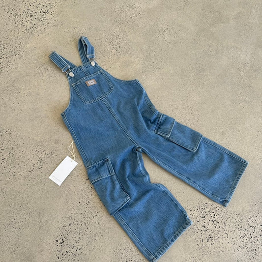 【LAST ONE】CARGO OVERALL - GHETTO BLUE