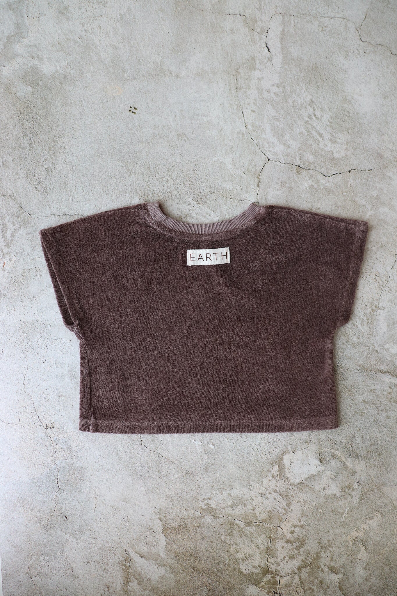 Cropped sweat / Brown