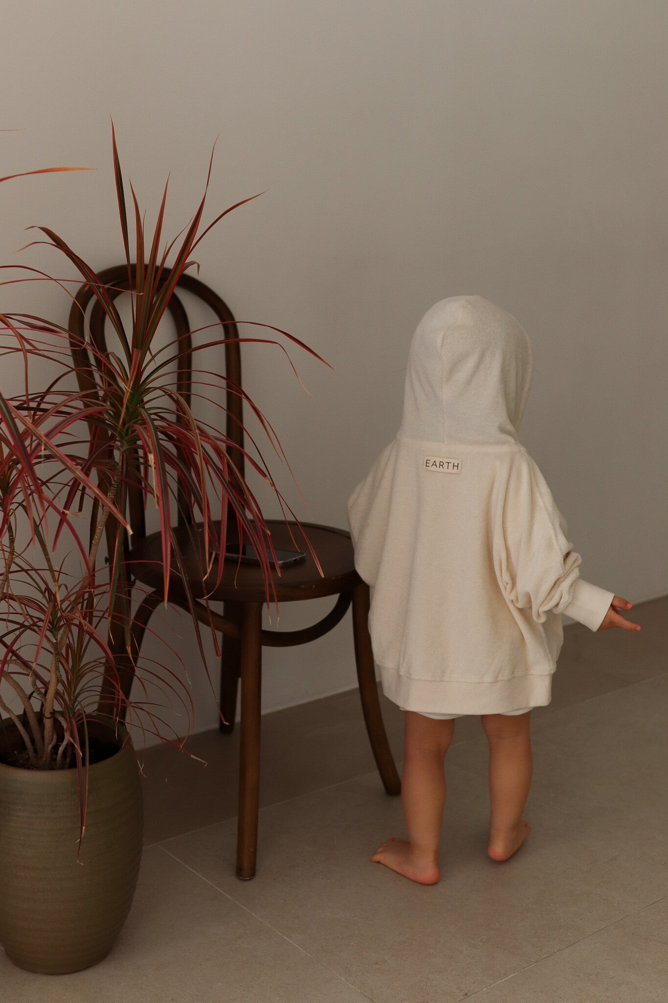 【LAST ONE】Volume hoodie Ecru cream