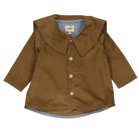 【LAST ONE】Shirt LORETTE - Velours brun