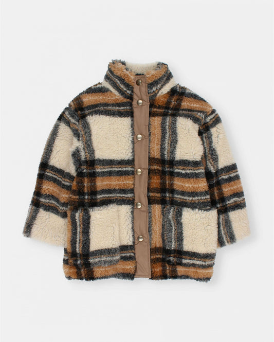 【LAST ONE】TEDDY CHECK COAT