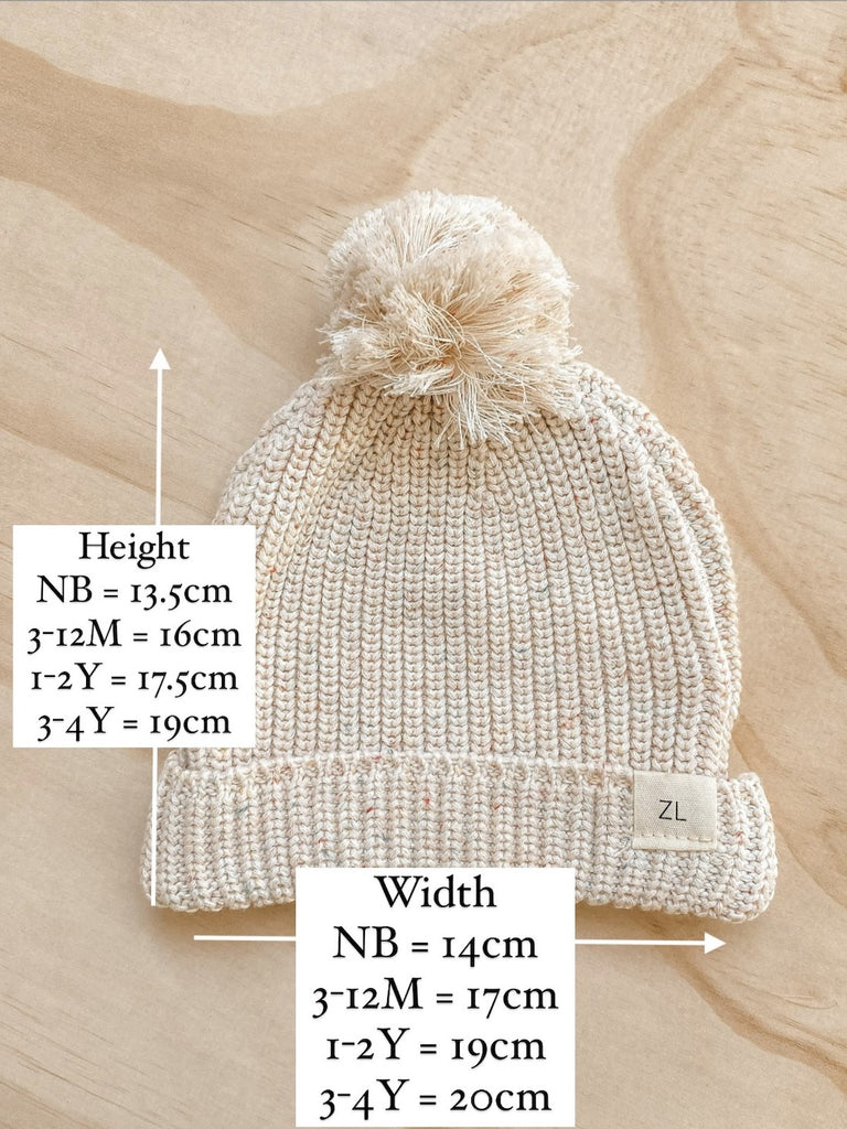 ZIGGY LOU - BEANIE | OATMEAL FLECK