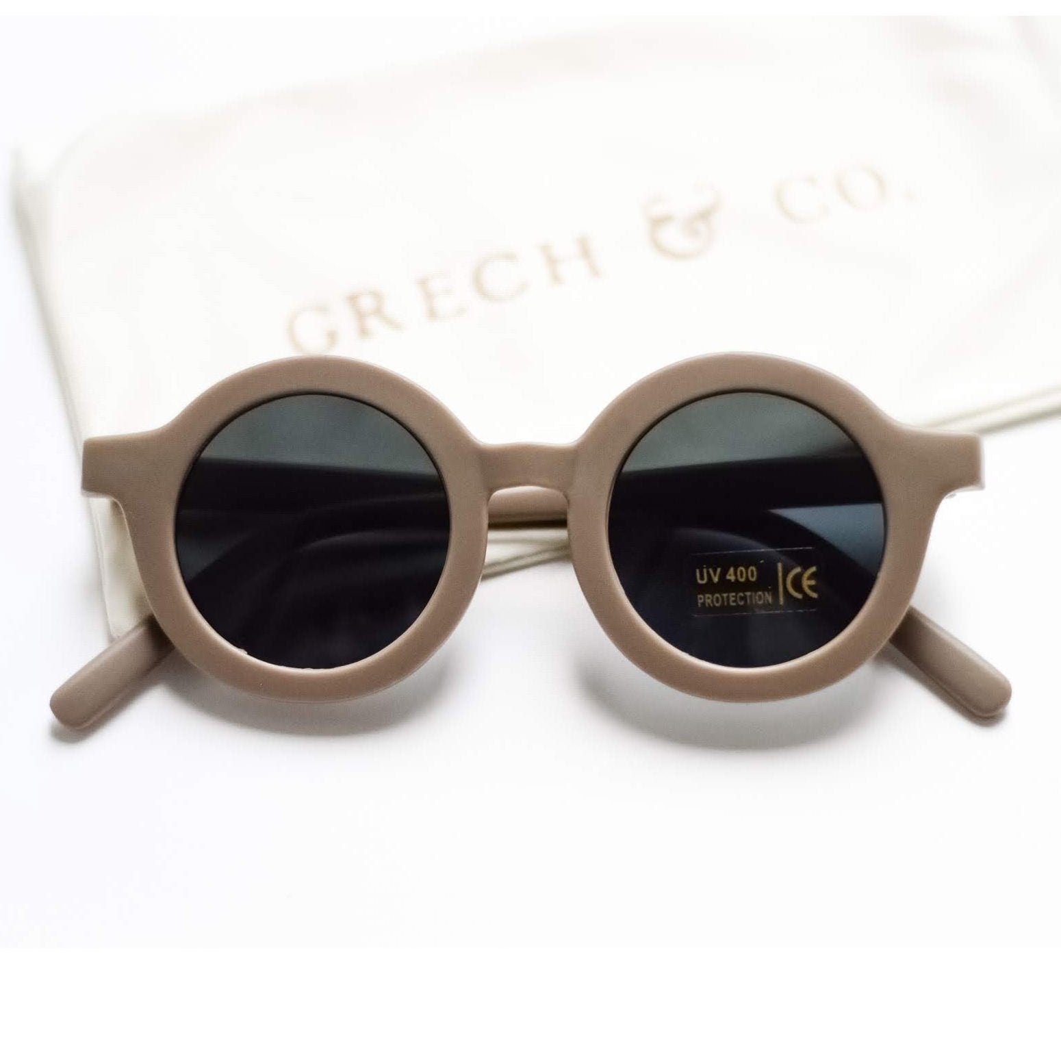 Grech & Co. Sustainable Kids Sunglass（stone） - Engels Zimmer