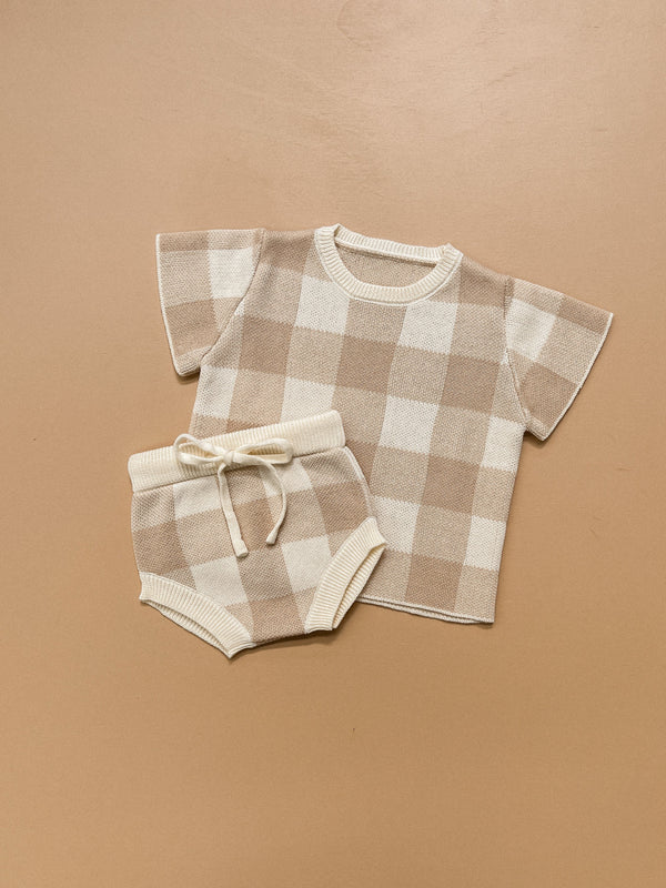ZIGGY LOU - KNITTED BLOOMERS | GINGHAM