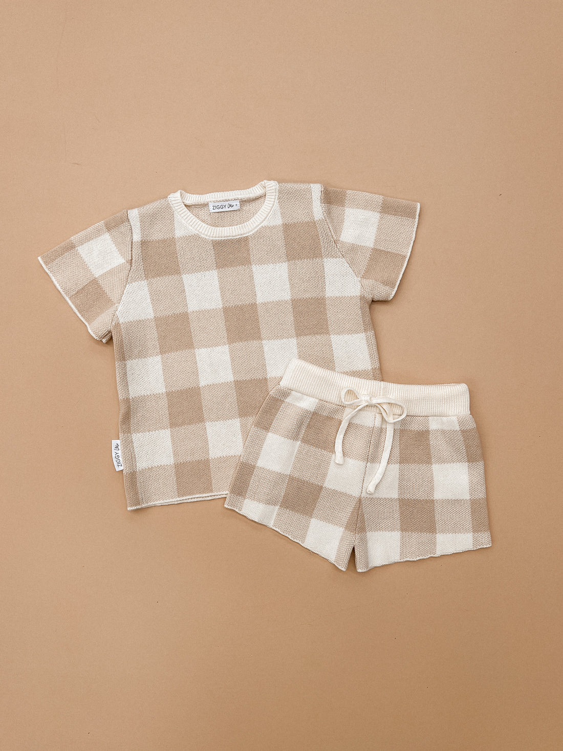 ZIGGY LOU - KNITTED SHORTS | GINGHAM – Engels Zimmer