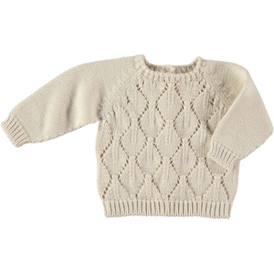 li & me - ARIAN/Openwork knit sweater